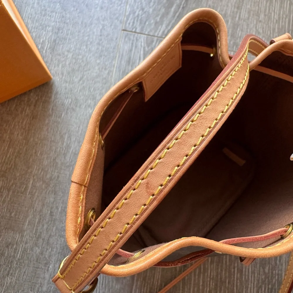 Louis Vuitton 100% authentic Monogram Nano Noe Bag M41346 - Picture 5 of 15